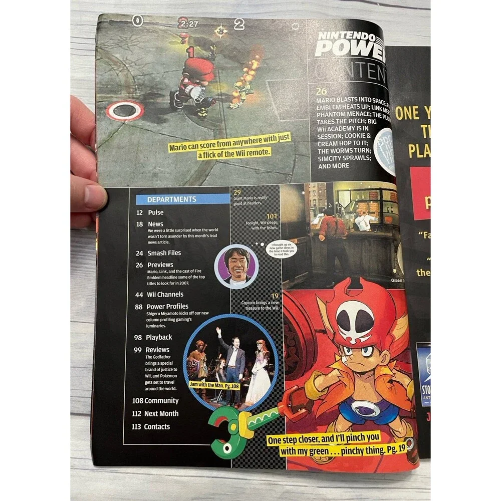 Nintendo Power Magazine Issue Volume 216, June 2007